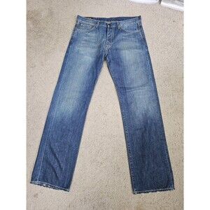 Vintage Made In USA Lucky Brand Jeans‎ McCord 34x33 Denim Regular Fly Button